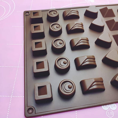 Happy Mothers Day Chocolate Mold Silicone Cake Pan, Non-toxic Set of 2 for Baking, DIY Candy Gifts