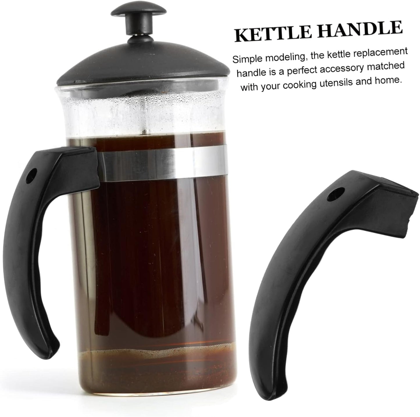 4pcs Coffee Pot Handle Replacement, Kettle Ear Replacement for Coffee and Tea Kettle Handles