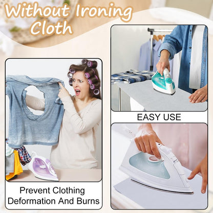 OLYCRAFT 4 Types Pressing Cloth for Ironing and Sewing Ironing Cloth to Protect Clothes Including 3 Yards Embroidery Fabric Ironing Mat Polyester Fabric Ironings Tablecloth for Clothes Protect