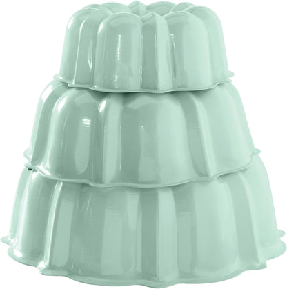 Nordic Ware 3-Piece Set Formed Bundt, Tiered, Sea Glass