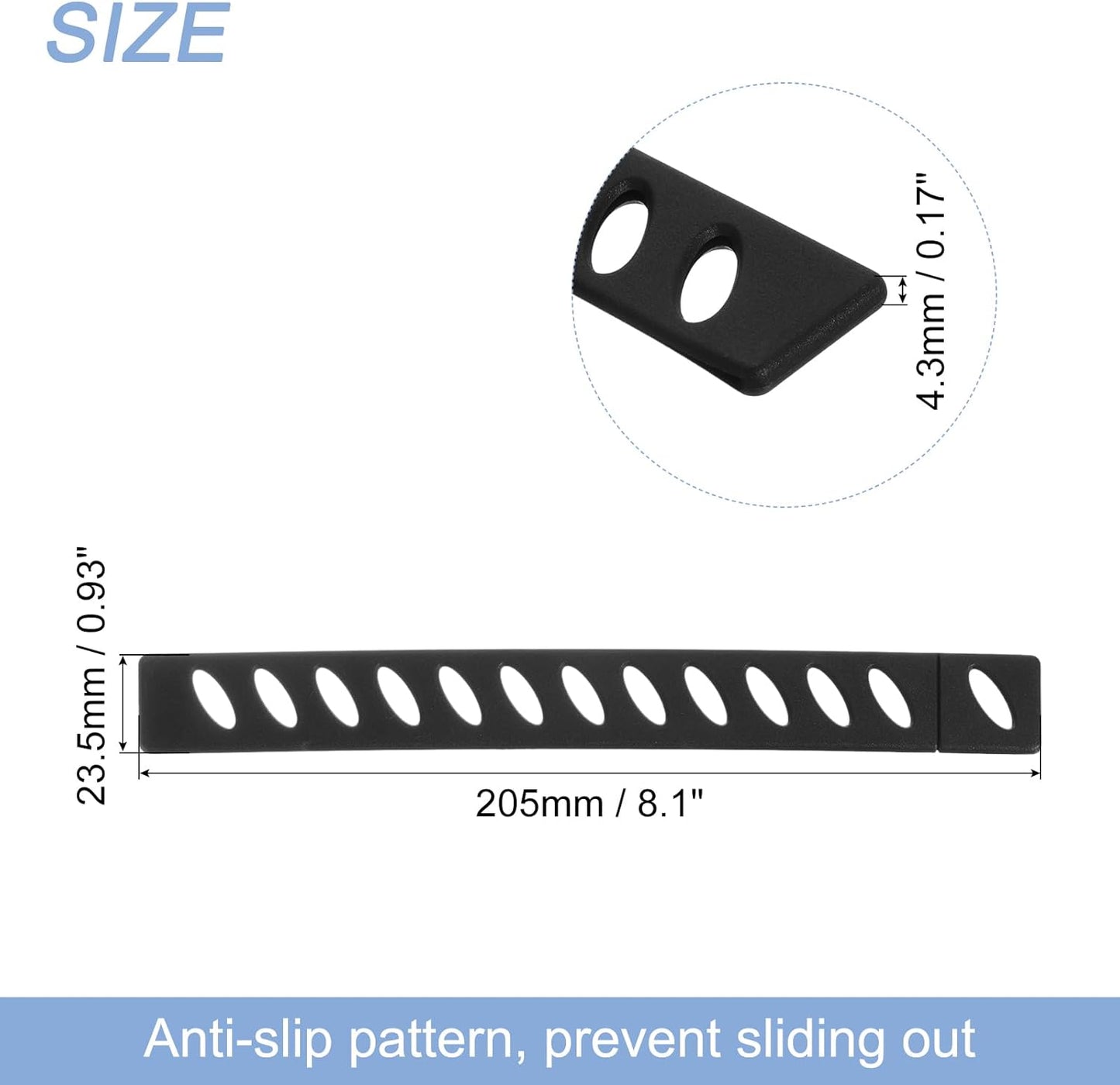 uxcell 30Pcs Knife Edge Guards, Universal Blade Covers Plastic Knife Sheath for Kitchen, Black