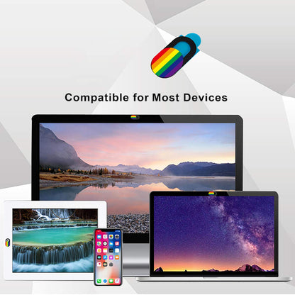 SIREG Webcam Cover Ultra Thin - Web Camera Cover fits Laptop,Tablet,Computer, Smartphone, Protect Your Privacy and Security,Strong Adhesive (Monkey-Black & 3 Pack)