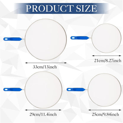 8 Inch Grease Splatter Screen Guard, Stainless Steel Splash Screen Protector for Kitchen Cooking Gadgets