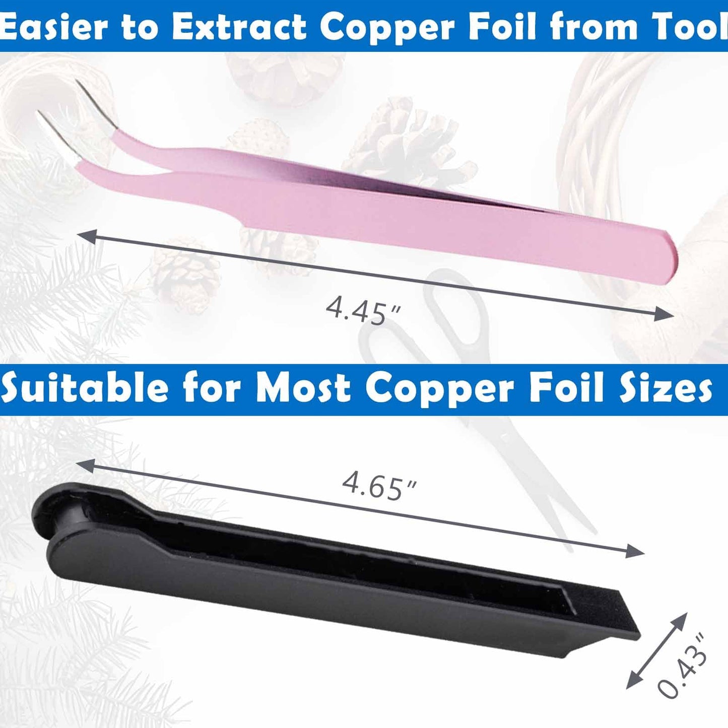 Stained Glass Multi-Angle Jig Set with Stained Glass Hand Foiler, Copper Tape, Tweezer, Complete Stained Glass Foiling Tool for Art Crafter