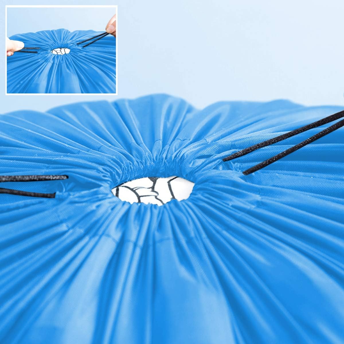 Multipurpose Extra Large Laundry Storage Bag, 27"x35", Blue