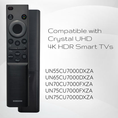 Ceybo Original Solar Voice Remote Control Replacement with YouTube Netflix Shortcut for Samsung Smart TVs, Compatible with Neo QLED 8K, QLED (BN59-01480A)