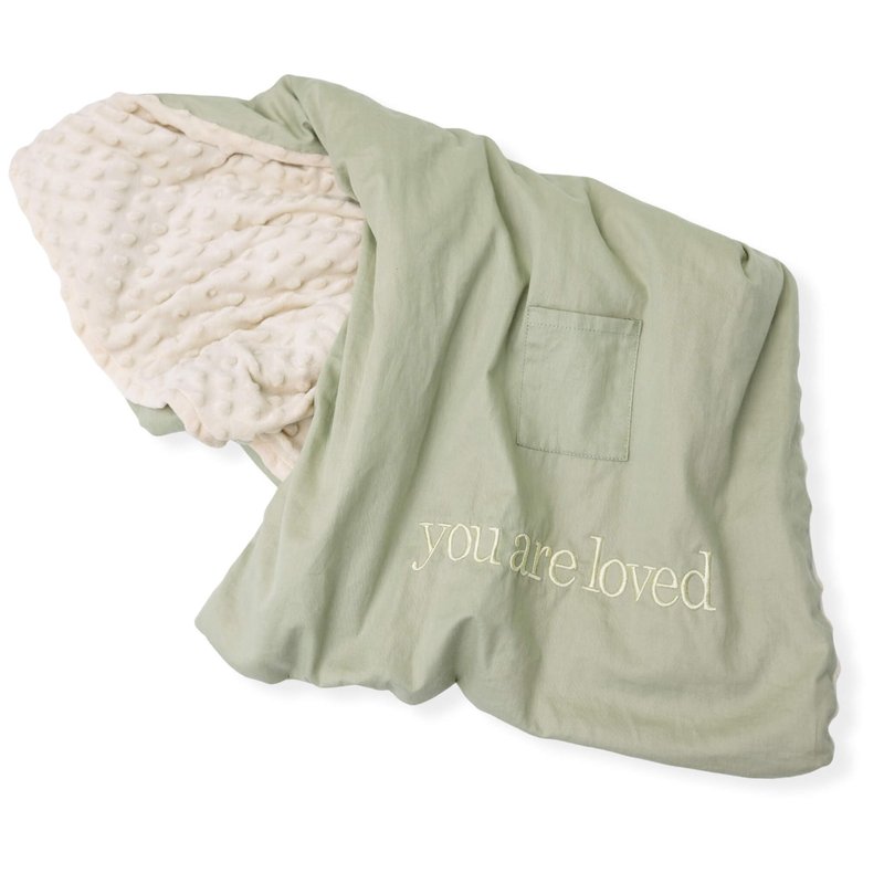 Scout & Soul Weighted Lap Blanket - Calming Support Weighted Lap Pad for Kids - Durable Soft Cotton & Minky Comfort Blanket w/Washable Cover - Perfect Travel-Friendly Kids Bedding Accessories