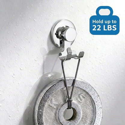 304 Suction Cup Hooks Razor Holder Powerful Vacuum Organizer for Towel, Razor, Coat, Bathrobe and Loofah Stainless