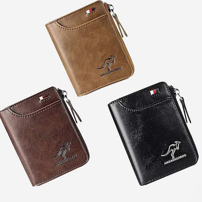 JIANK Reshline Men’s RFID Blocking Wallet (BROWN)