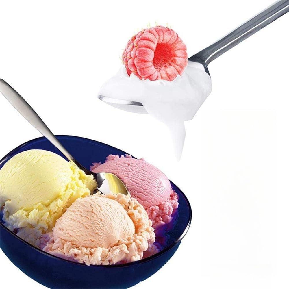 9.25-Inch Long Handle Iced Tea Spoon, Premium 304 Stainless Steel Cocktail Stirring Spoon, Silver