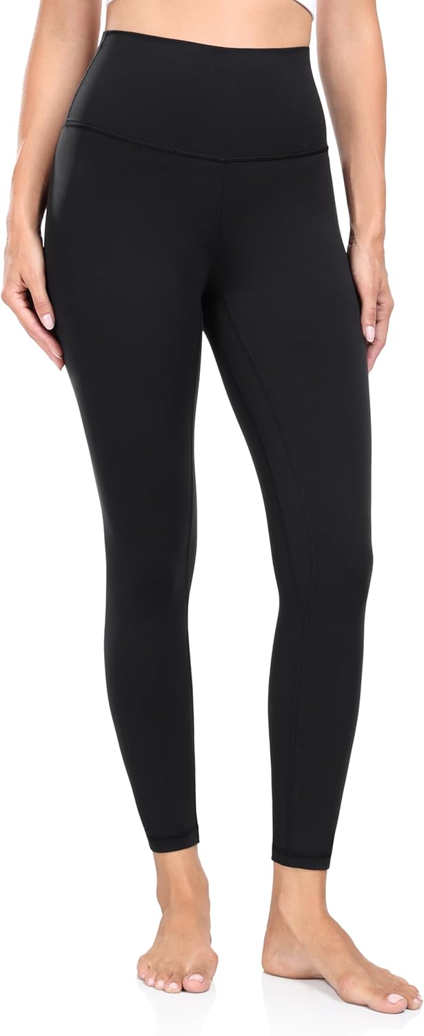 YUNOGA Women's Ultra Soft High Waisted Seamless Leggings Tummy Control Yoga Pants