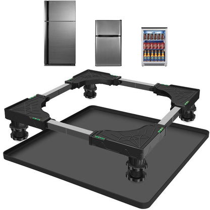 WUDIALIEN Portable Air Conditioner Silicone Mat, Ice Maker Mat (Black, 20'' x 20'')