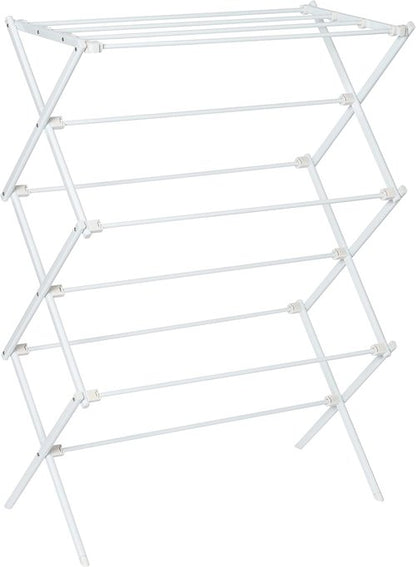 Honey-Can-Do Collapsible Laundry Drying Rack - Portable & Space-Saving Metal Clothes Dryer | Ideal for Indoor/Outdoor Use, White