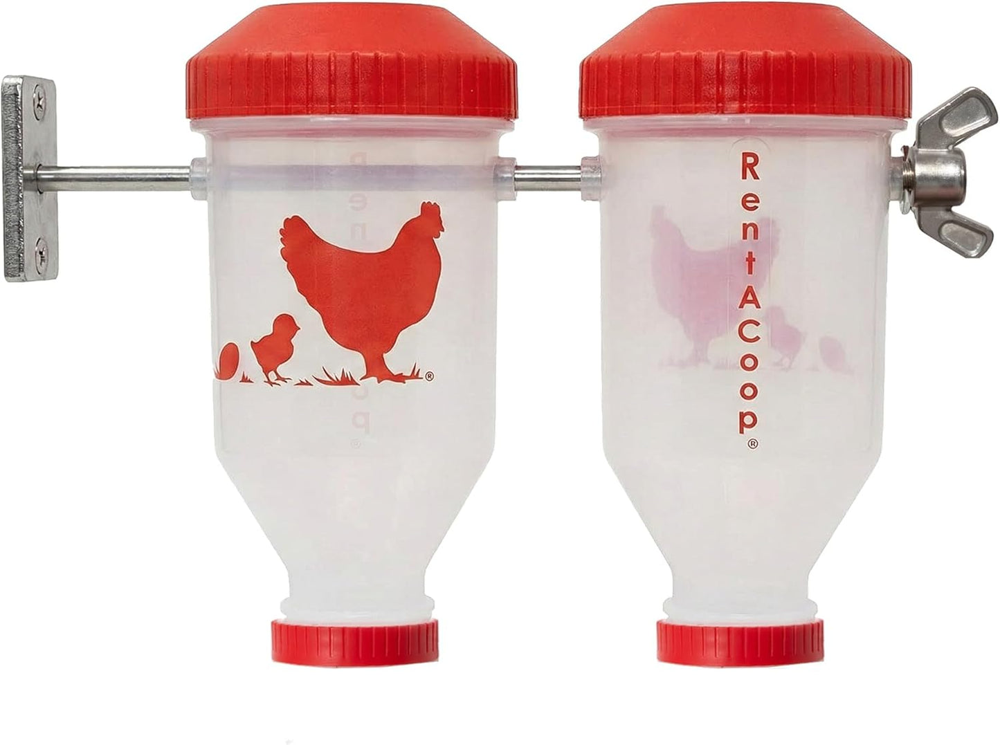 RentACoop Chicken Treat Dispenser Multi-Treat Enrichment Toy and Boredom Buster for Chickens, Easy Top-Fill