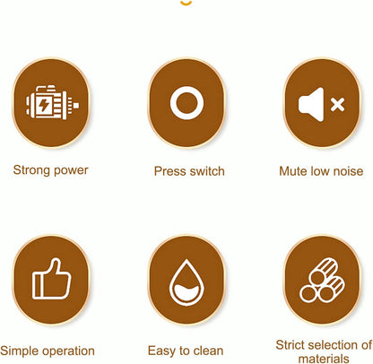 Handheld Milk Frother, Battery Operated Foam Maker, Egg Beater for Coffee, Latte, Hot Chocolate, Mini Drink Mixer