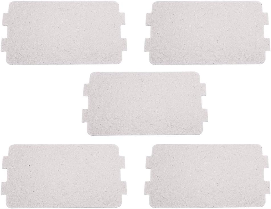 Universal Microwave Oven Mica Plate Sheet, 5 PCS Waveguide Cover, Replacement Part for Home Kitchen Office