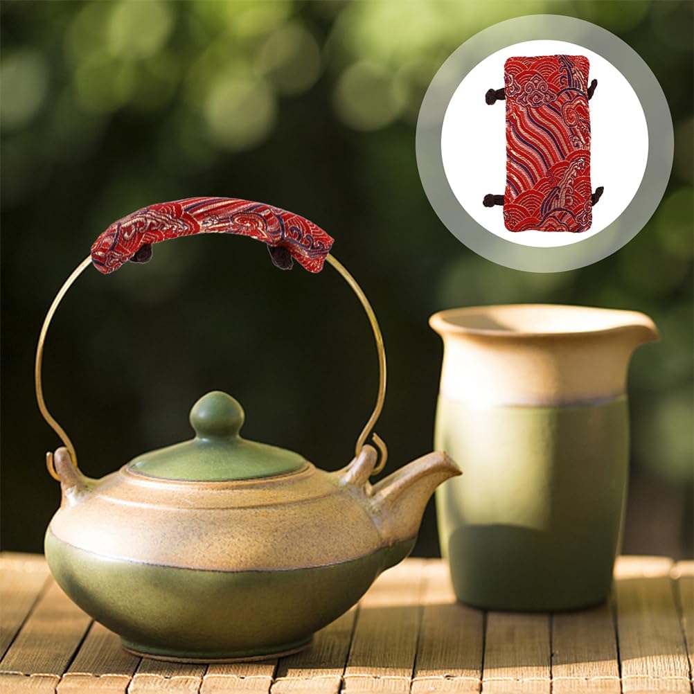 Insulated Teapot Handle Gloves - 2pcs Cookware Handle Protector for Tea Kettle Grip