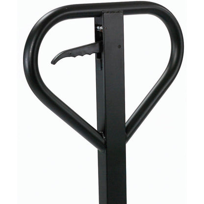 Global Industrial Low Profile Narrow Fork Pallet Jack Truck with 21" W x 48" L Forks, 4500 Lb. Capacity, Manual Duty Truck for Warehouse, Manufacturing and Retail