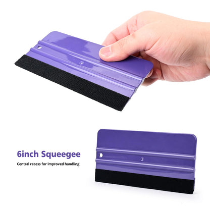 EHDIS Exacto Knife Set Utility Craft Precision Hobby Knife Tool with Cutting Mat,6 inch Vinyl Squeegee, Steel Ruler, for Sewing Crafts Hobby Fabric Precision Scrapbooking Project (Purple)