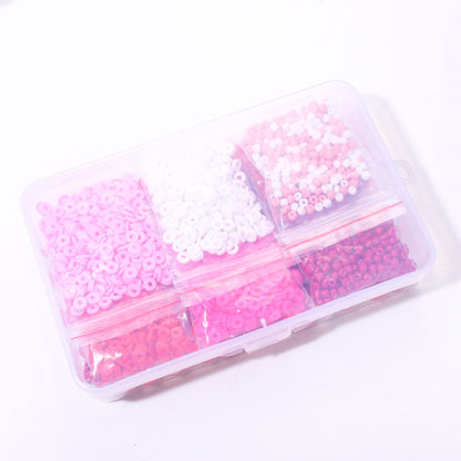 2300PCS+ Valentine’s Day Beads for Jewelry Making, Red Polymer Clay Beads Assorted Rhinestone Crystal Acrylic Beads Spacer Bead Heart Charms for Bracelet Necklace Making DIY Crafts (2300PCS A)