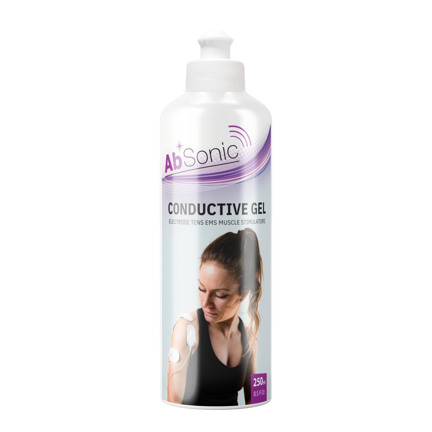 Absonic Conductive Gel for Electrodes: TENS Units, EMS, Muscle Stimulators - 8.5 oz - 1-Pack