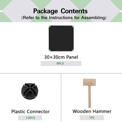 2-Cube Closet 12.4" 12.4" 24.8" C&AHOME Cube Storage, Organizer Units, Plastic Storage Shelves, DIY Book Shelf, Modular