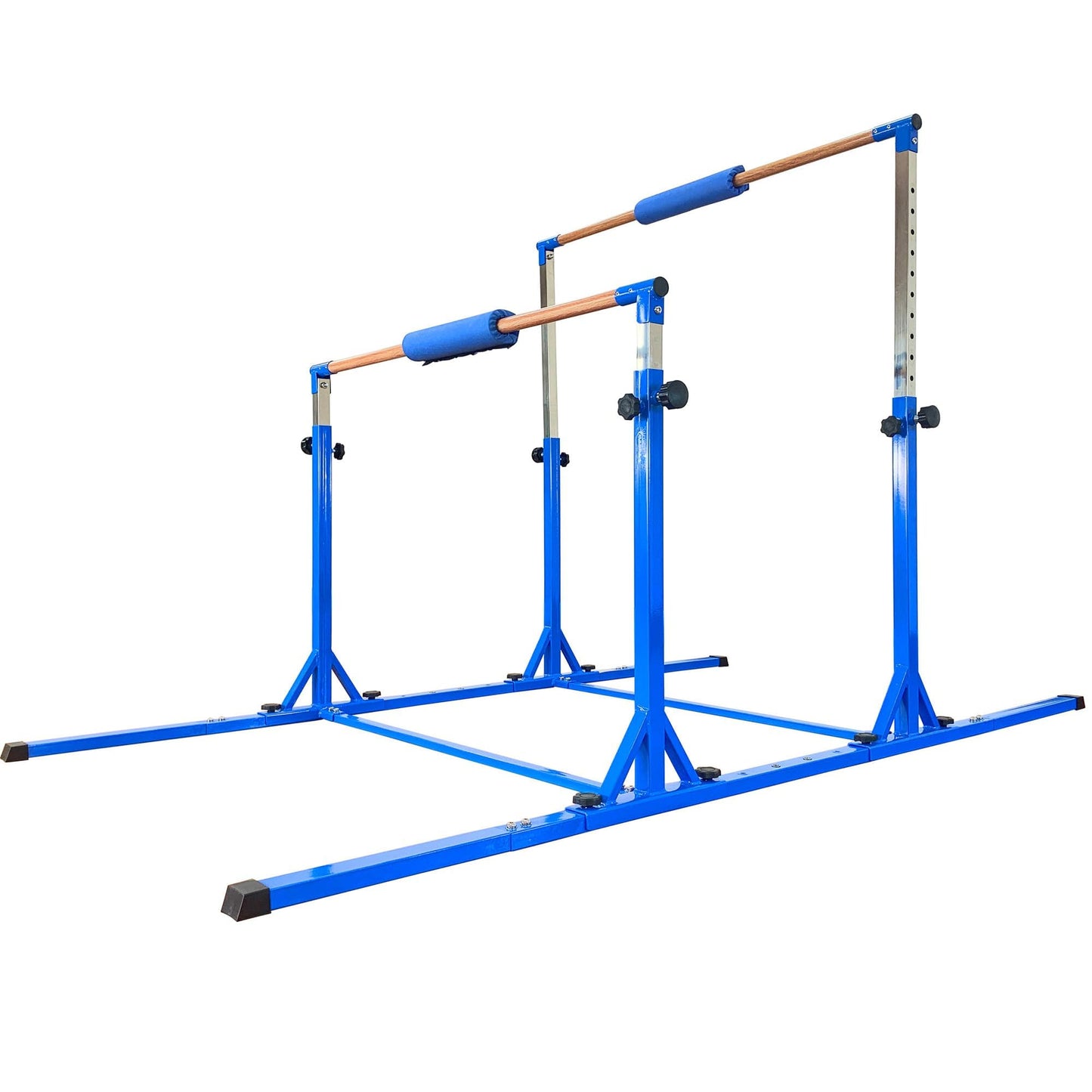 MARFULA Gymnastics Double Horizontal Bars 3Play Parallel Bars Uneven Bars Gymnastics Training Kip Bar with 304 Stainless Steel Regulating Arms & Fiberglass Rail for Indoor Outdoor Home Club Use