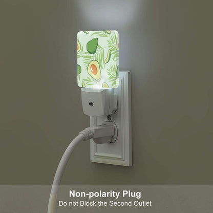 Caifujiqi Night Light Plug-in Dusk to Dawn Smart Sensor White Led Nightlight for Bedroom Bathroom Kitchen Hallway Stairs Energy Efficient Decor Desk Lamp