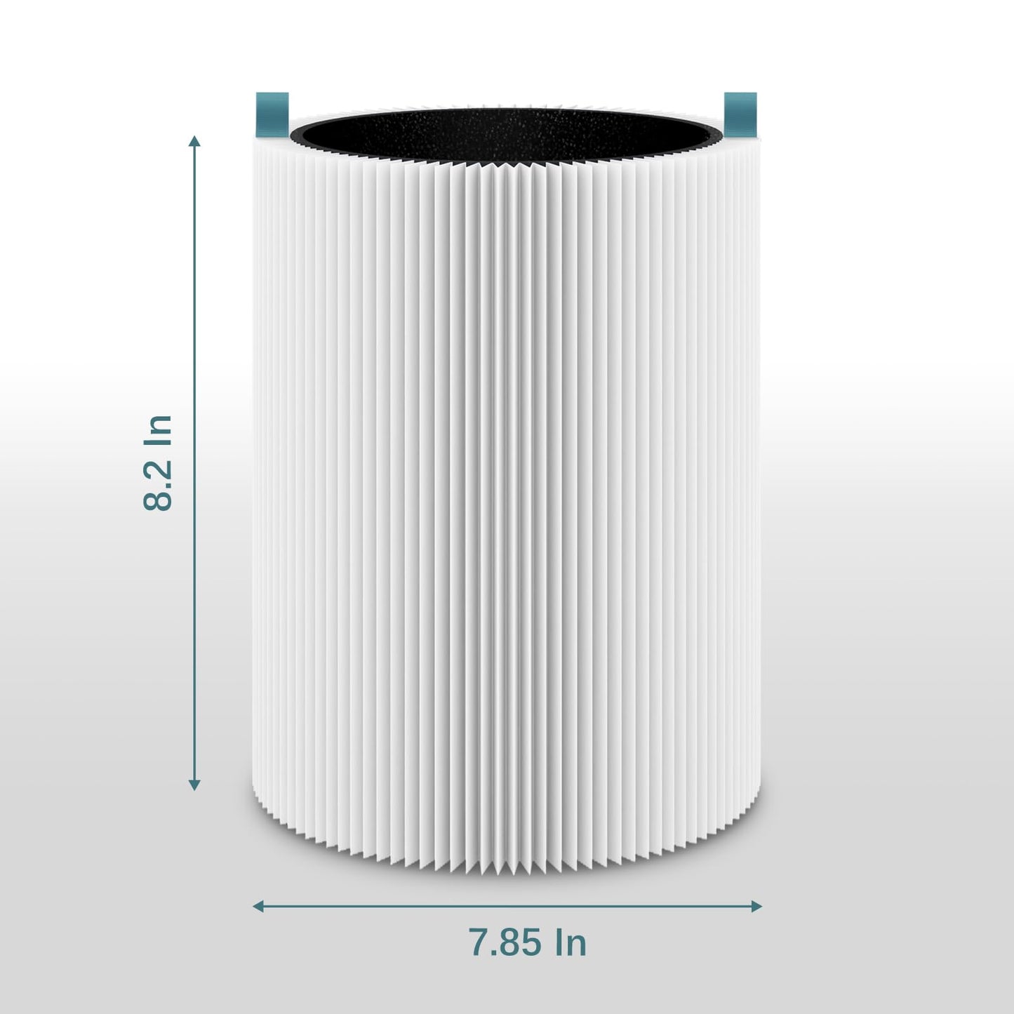 2 Pack 511 Replacement Filter Compatible with Blueair Blue Pure 511 Air Purifier, 2-in-1 H13 True HEPA Filter and Carbon Filter (Not Fit for 511 Auto)