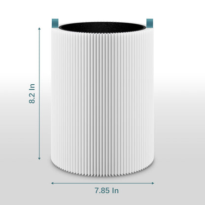 2 Pack 511 Replacement Filter Compatible with Blueair Blue Pure 511 Air Purifier, 2-in-1 H13 True HEPA Filter and Carbon Filter (Not Fit for 511 Auto)
