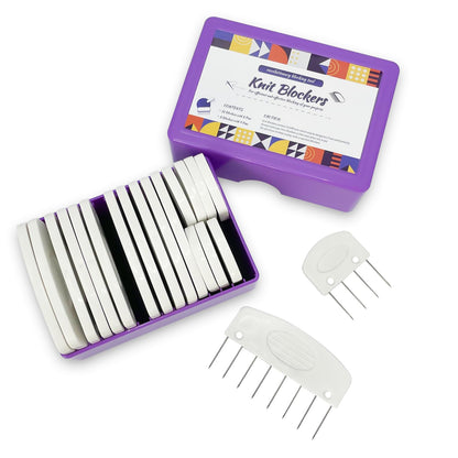 20Pcs Knit Blockers Pins Kit, Knit Blocking Combs for Crochet Knitting Blocking Board Mats, Crochet Blocking Pins for Crochet Projects Sewing Lace Needlework Projects Tool