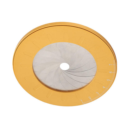 Stainless Steel Circle Template Ruler Rotary for Accurate Drawing Measuring Drafting Woodworking Tool