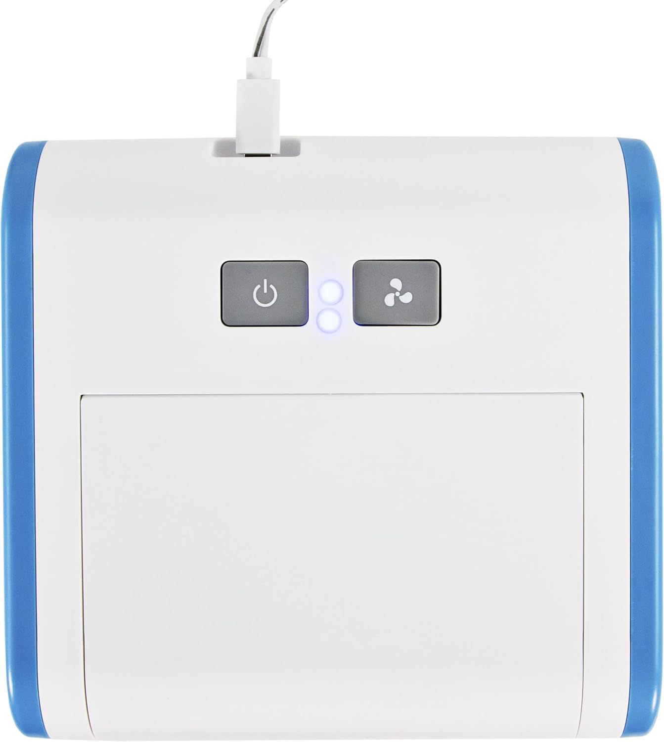 Comfort Zone CZAC10BL Mini Portable Air Conditioner, 3-Speed Personal Evaporative Cooler with Top-Fill Water Tank, Blue