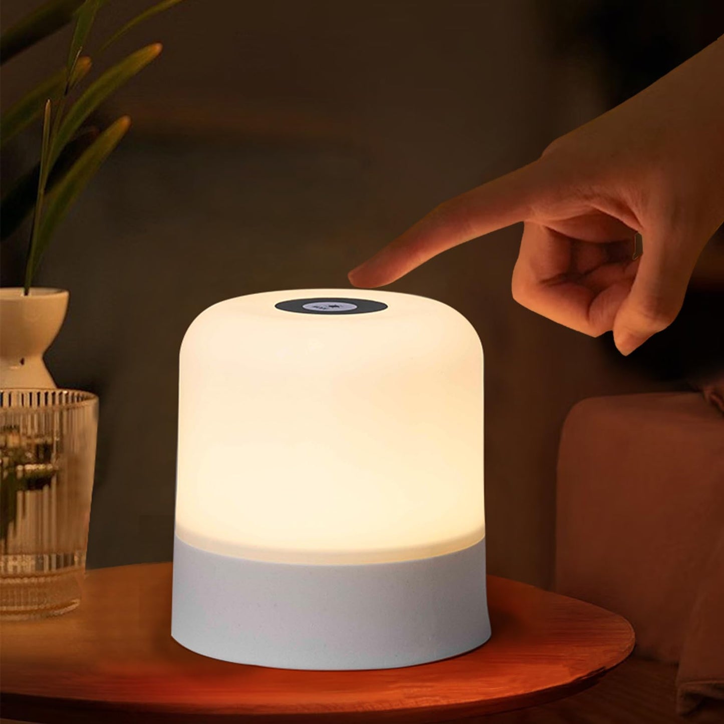 Night Light for Baby, 2400mHA 3 Lighting Modes with Touch Control Night Lamp for Kids Dimming Function & USB Rechargeable Kids Lamp, Portable Nursery Night Light for Breastfeeding,Bedside,Sleeping