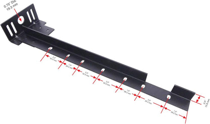 Tech Team Bed Frame Extension Set, 2 Pieces, Hardware Included, Extend Metal Bedframe to Meet Headboard