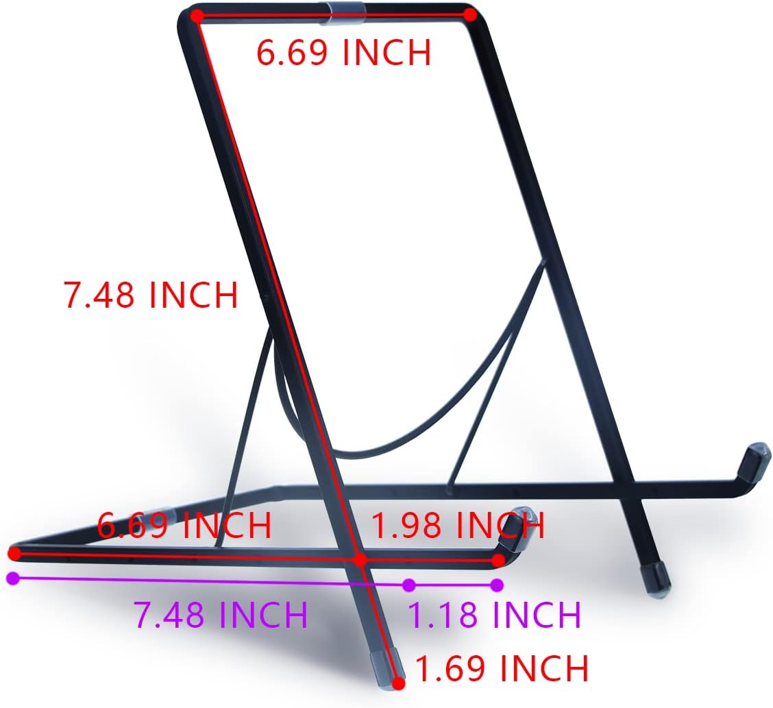 9 Inch Heavy Duty Iron Display Stand for Plate Holder, Picture Frame Stand for Decorative Plate, Photo Easel