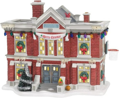 Department 56 Cleveland Elementary School | Christmas Story Village Collectible Figurine