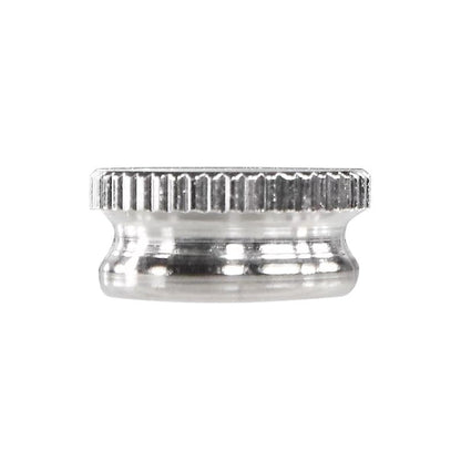 Aspen Creative 21059-11-4, Lamp Lock-Up Caps 4Pcs/Pack Steel Brass Cap/Chrome Finish
