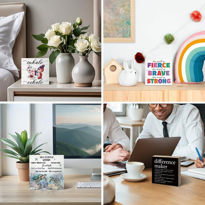 Prayer Changes Things Except for The Toilet Paper That's All You Wooden Sign Desk Decor for Home Office Washroom