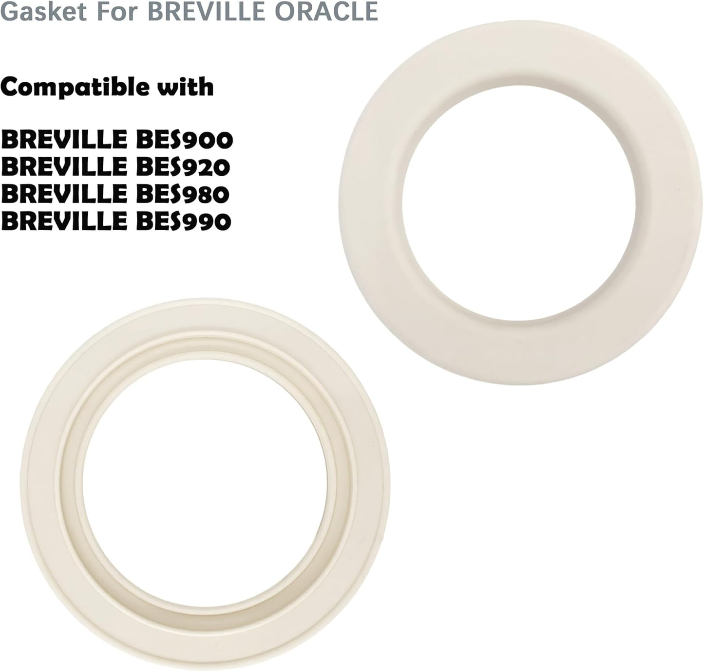 Grouphead Gasket for Breville Double Boiler Oracle Series Espresso Machine, BES900, 920XL, 980, 990, Anti-Leak Water