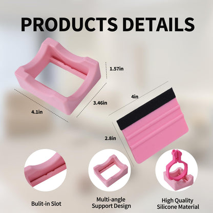 Sublimation Blanks Tumbler Clamp Tool Pink Kits for 20 Oz Sublimation Blanks, Heat Resistant Gloves, Heat Tape Sublimation, Heat Tape Dispenser Sublimation Kit, Tumbler Clamp Clamp Blue&Pink.