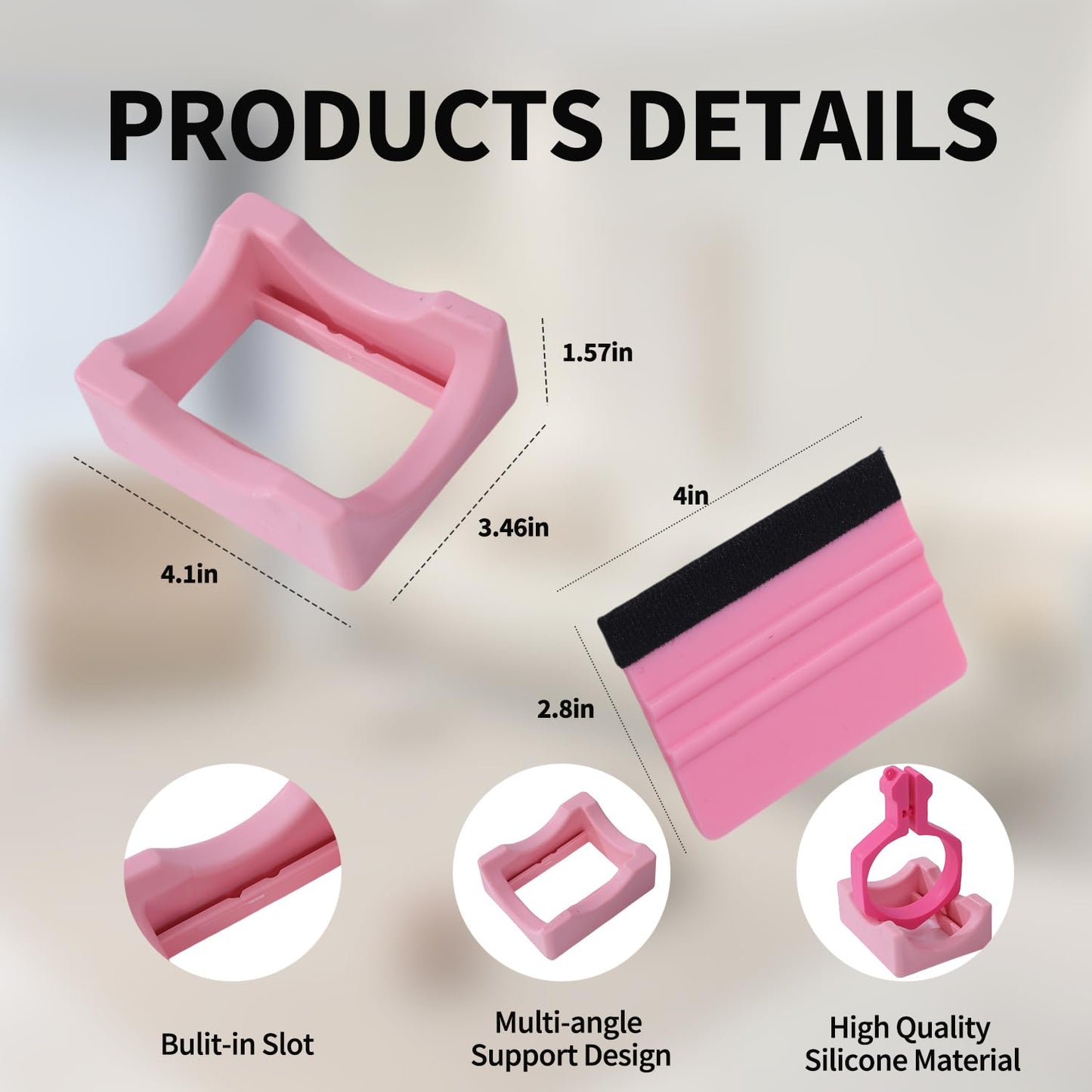 Majreey Sublimation Blanks Tumbler Clamp Tool, for 20 Oz Sublimation Blanks, Heat Resistant Gloves, Heat Tape Sublimation, Heat Tape Dispenser Sublimation Kit, Tumbler Clamp Clamp (Blue,Pink)