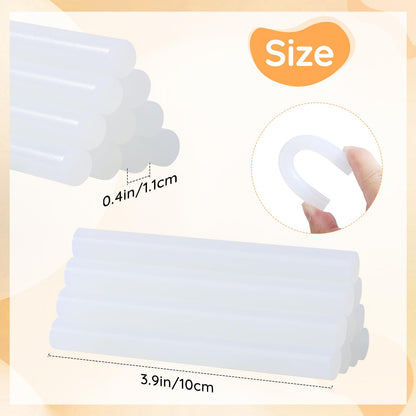 ENPOINT Glow in The Dark Glue Sticks Bulk, 36 Pack Sealing Wax Sticks for Stamp Seals Crafting DIY Art Gluing Project Low and High Temp Car Dent Repair Sealing, 4" Long x 0.43" Dia