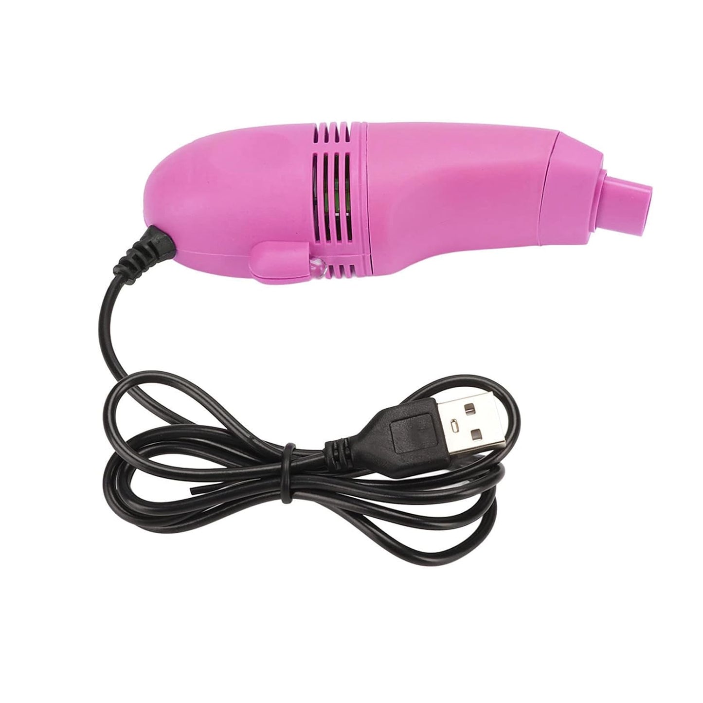 Mini Nail Dust Vacuum Cleaner, Desktop Vacuum with Large Suction Brush Head for Crumbs (Blue)