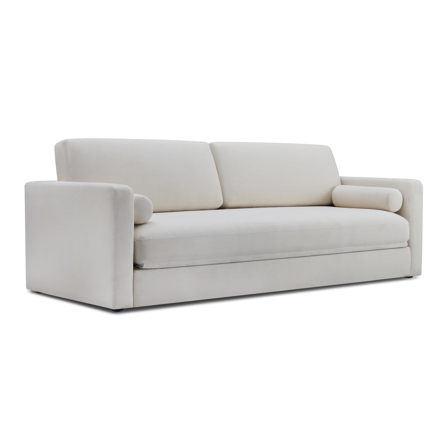 Tov Furniture Ryan Cream Upcycled Linen Sofa Bed