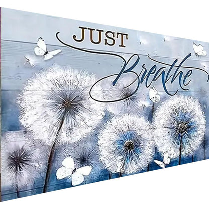 COHAYISY Large Diamond Art Painting Kits for Adults, DIY 5D Round Full Drill Dandelion Diamond Art, Perfect for Relaxation and Home Wall Décor 27.5 X 15.7inch