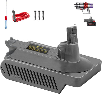V10 Adapter for Milwaukee to Dyson V10, Battery Converter for Milwaukee M18 18V to Dyson Cyclone V10 Vacuum Cleaner