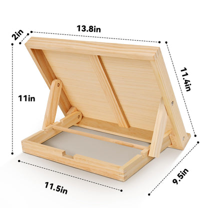 DRAWLEX Tabletop Easel - Easel for Painting, Adjustable Angle Art Easels for Painting, Art Supplies for Adults Student Artist, 13 4/5 Inches by 11 2/5 Inches