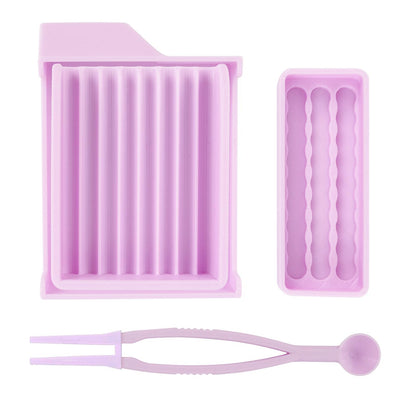 MVRPOWER Bead Kit for Perler with 5mm Beads Storage Box, Double-Needle Tweezer & Aligner Tray for Effortless Crafting
