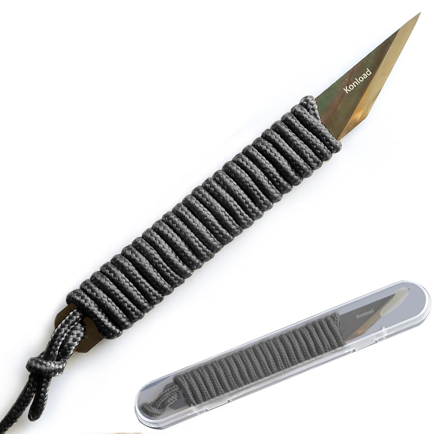 Konload Kiridashi Knife Right Hand for Woodworking, Marking, Scribing, Carving, Whittling, Professional Handmade Kiridashi Knife-Black